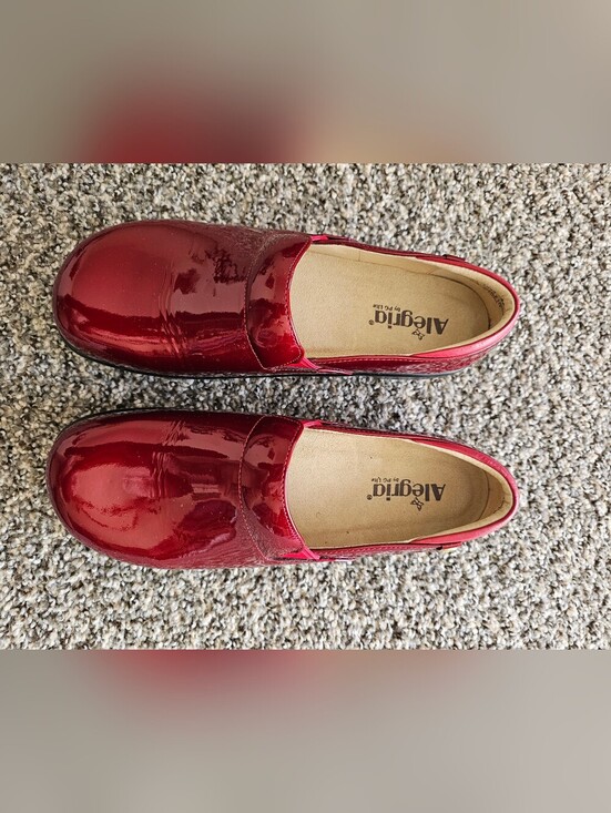 Alegria Shoes - Alegria Red Patent Slip-On Loafers size 42/11
